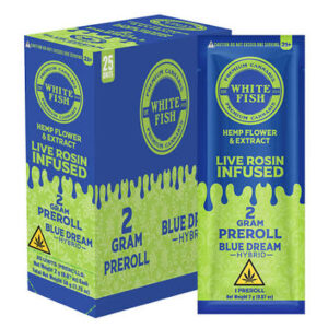 white fish live rosin thc-p infused pre-roll - 2g​